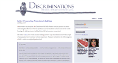Desktop Screenshot of discriminations.us